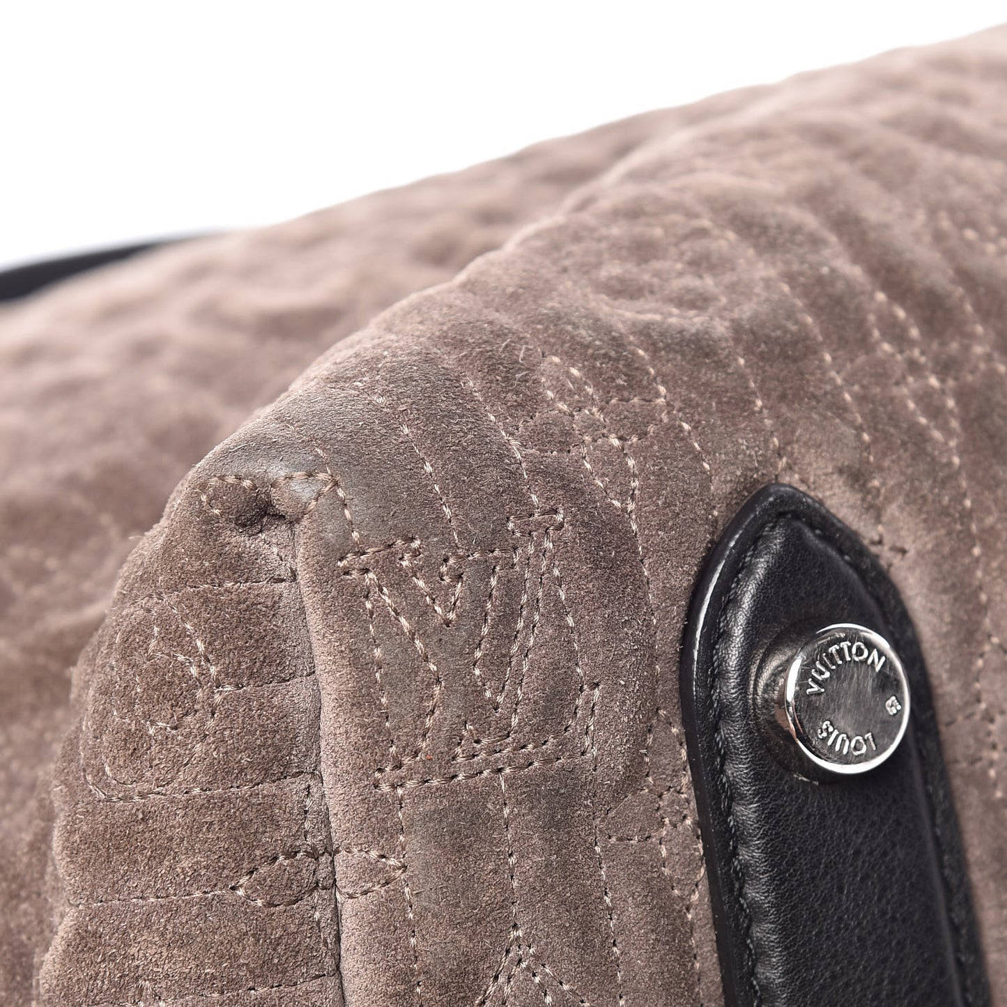 Monogram Suede Antheia Hobo PM BBrown
