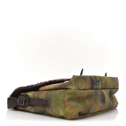 Chanel Washed Toile Large Graffiti On The Pavements Messenger Khaki Multicolor 4 of 10