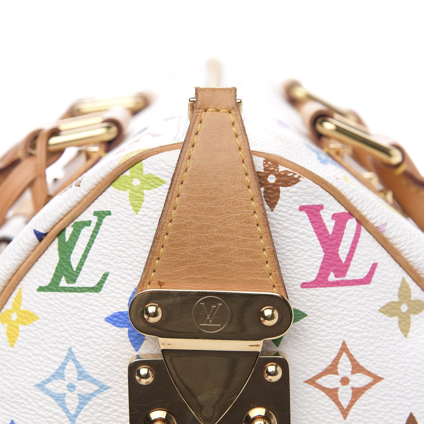 Monogram Multicolor Speedy 30 White