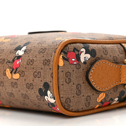 Gucci X DISNEY Mini Vintage GG Supreme Monogram Mickey Mouse Shoulder Bag Beige Vintage Sun Oil 9 of 9