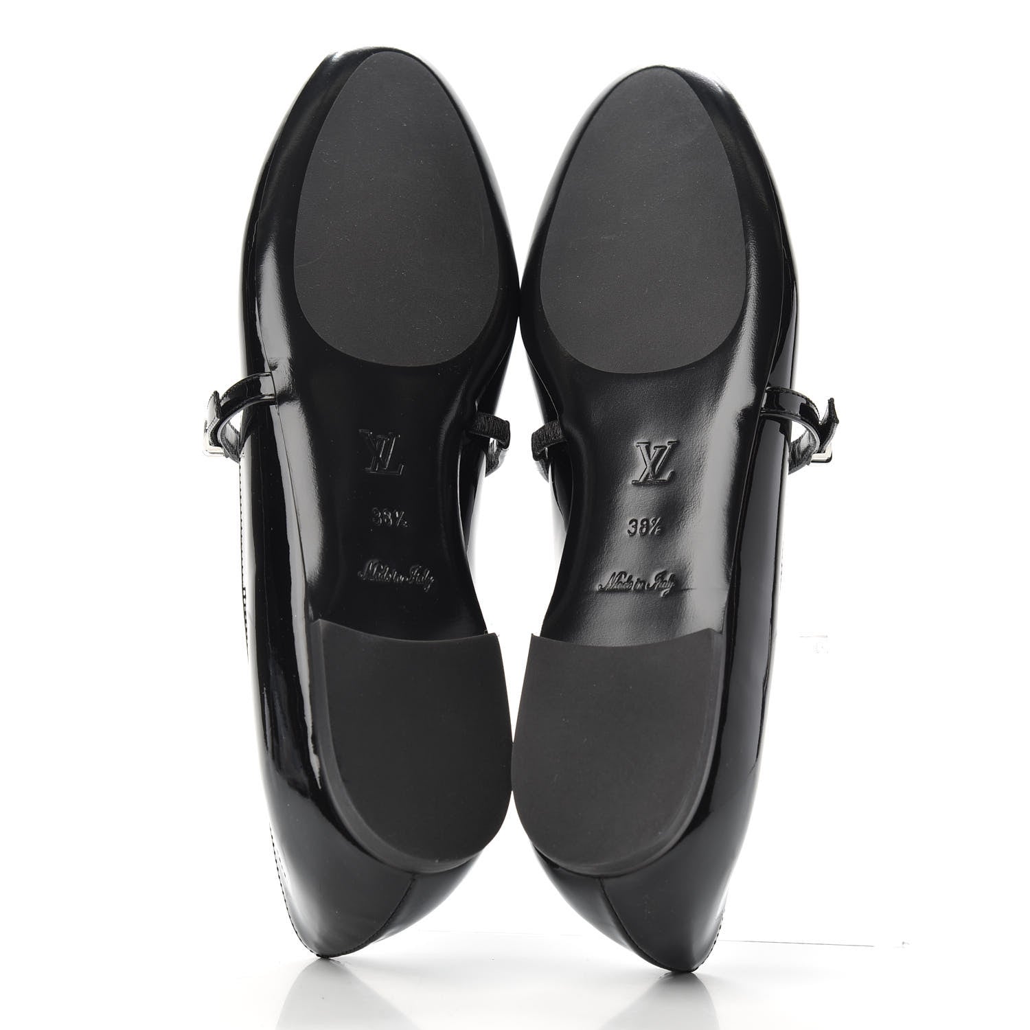 Louis Vuitton Patent Uniformes Ballet Flats 38.5 Black 5 of 8