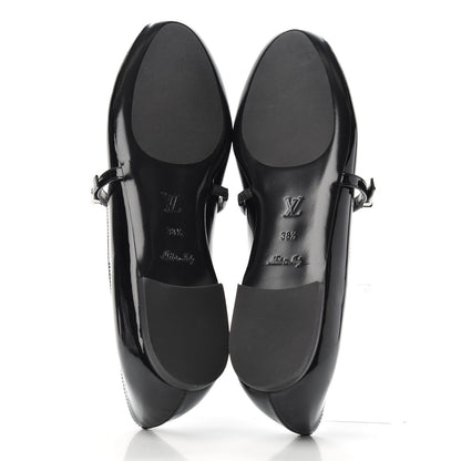 Louis Vuitton Patent Uniformes Ballet Flats 38.5 Black 5 of 8