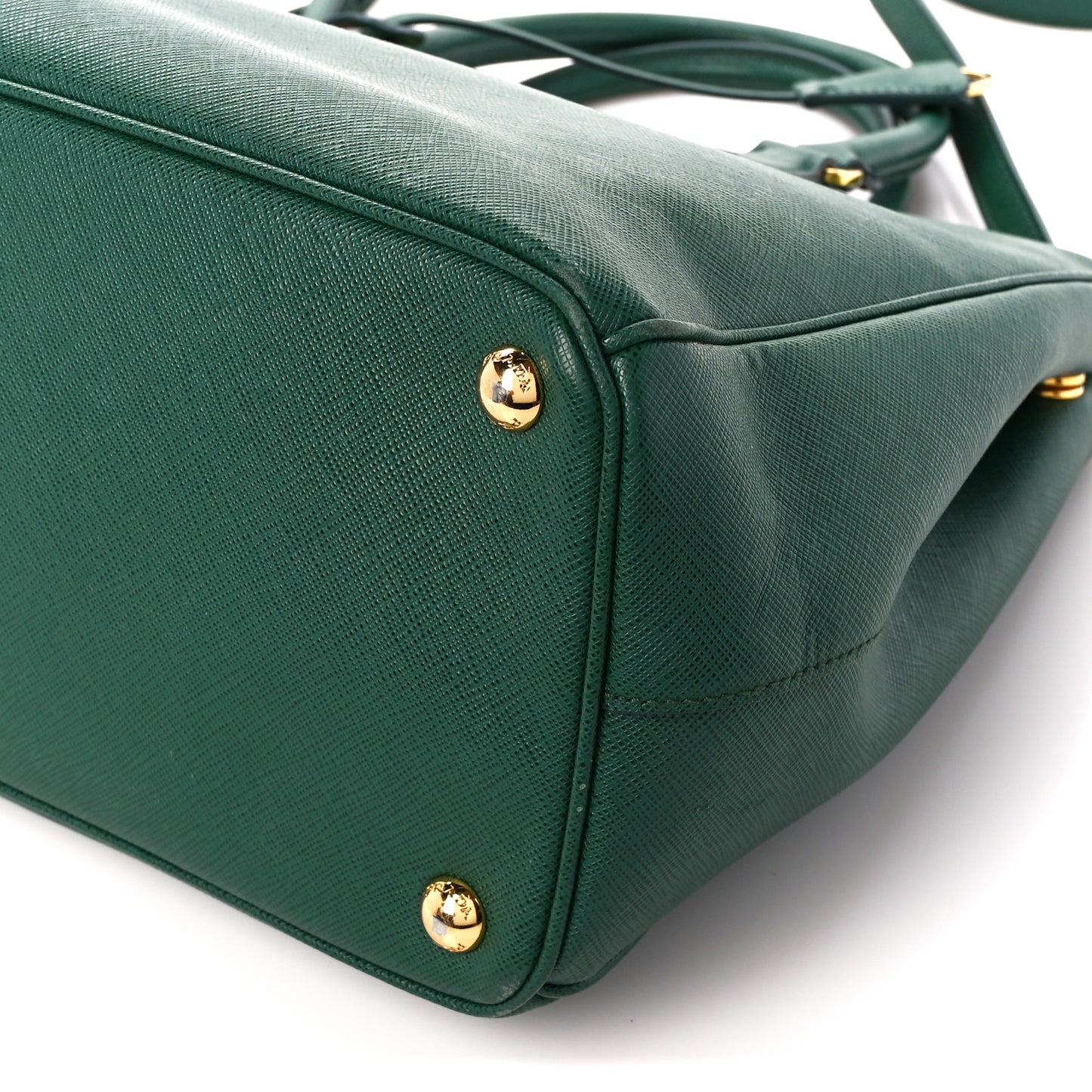 Saffiano Medium Galleria Double Zip Tote Biliardo