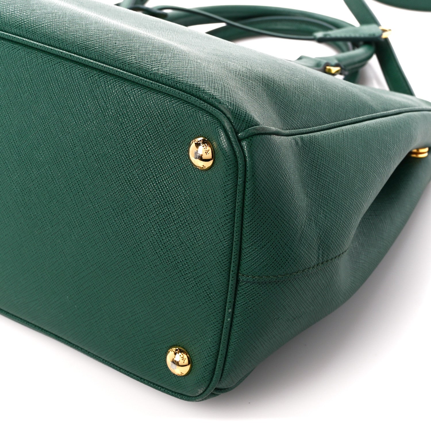 Prada Saffiano Medium Galleria Double Zip Tote Biliardo 11 of 11