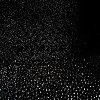 Saint Laurent Grain De Poudre Monogram Uptown Wallet Black 18 of 22