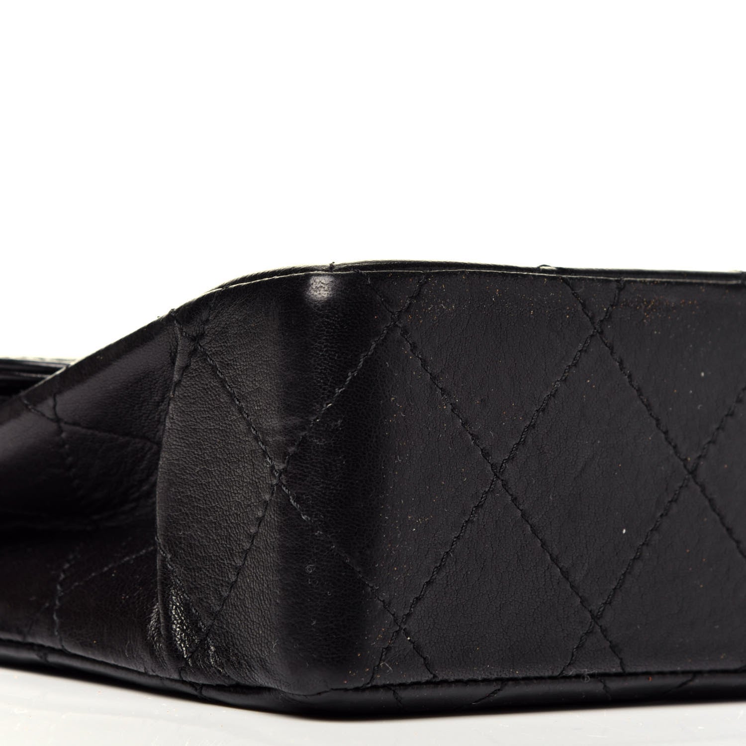 Chanel Lambskin Quilted Medium Double Flap Black 8 of 9