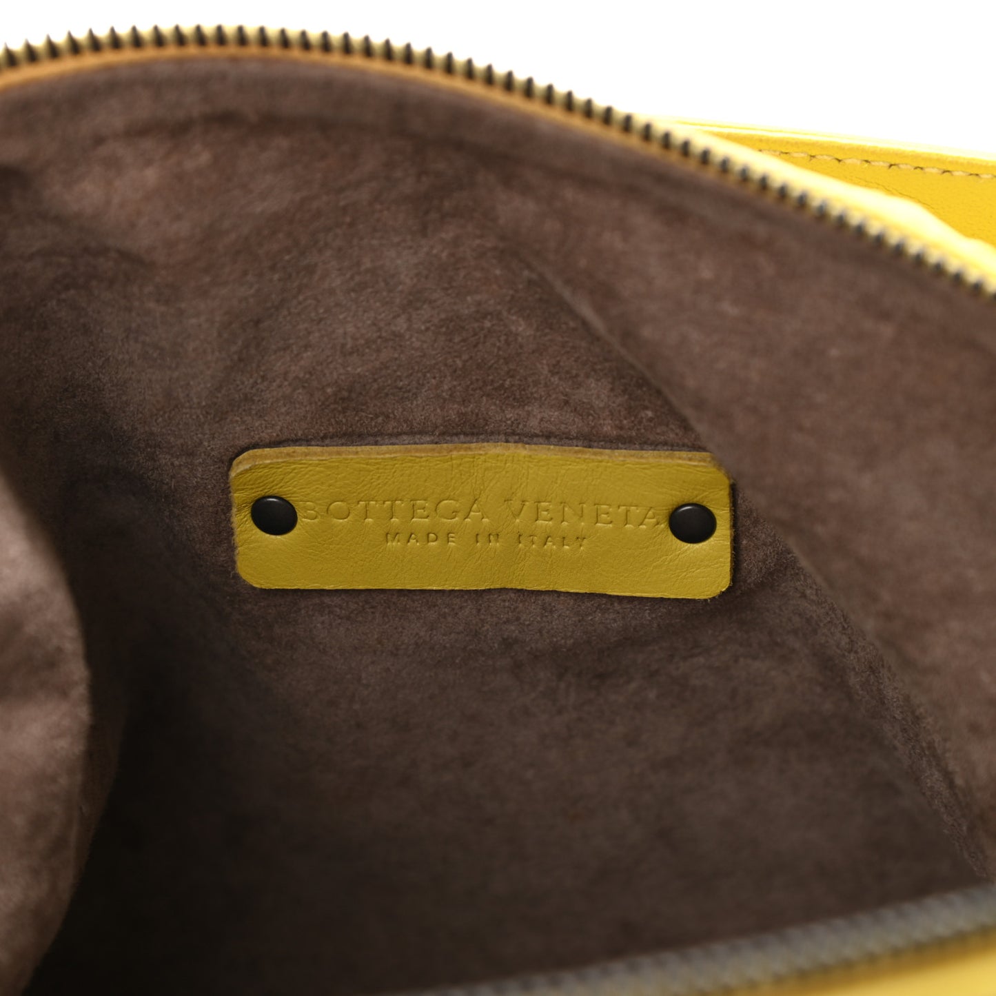 Nappa Intrecciato Small Shoulder Bag Chartreuse