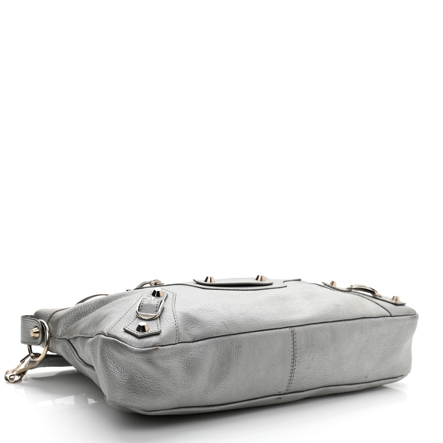 Balenciaga Pearlescent Goatskin Classic Palladium Hardware First Gris Gris Light 9 of 25