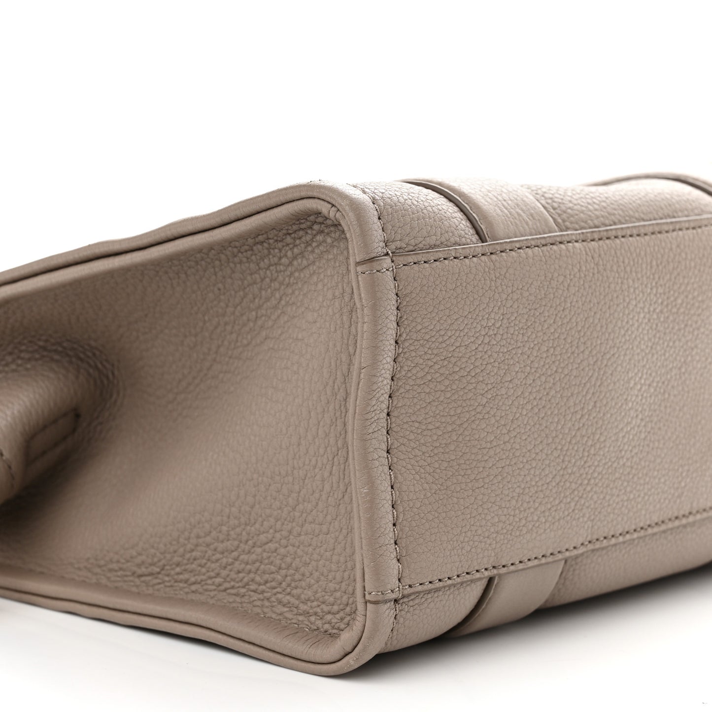 Grained Calfskin Small The Tote Bag Cement