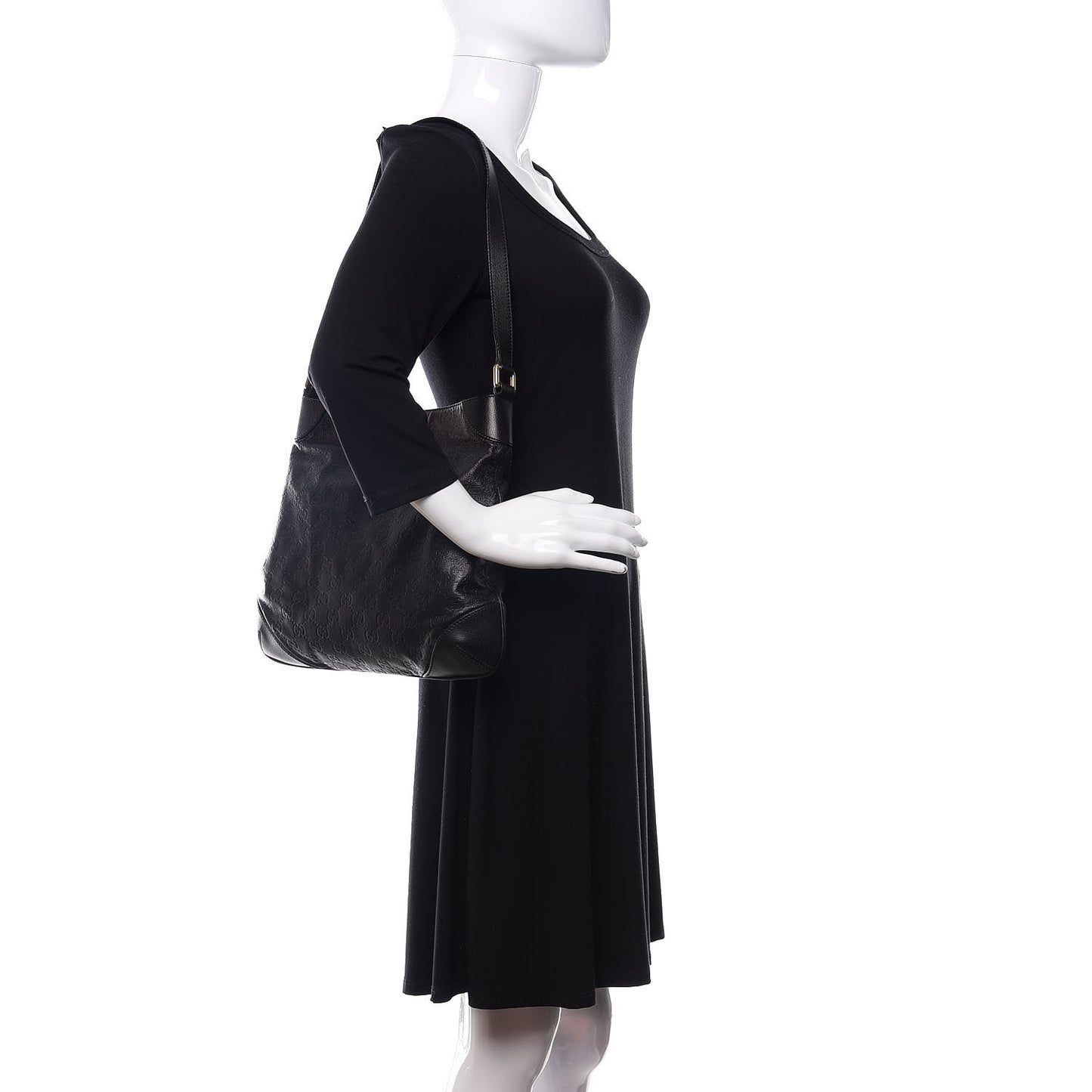 Guccissima Hobo Black