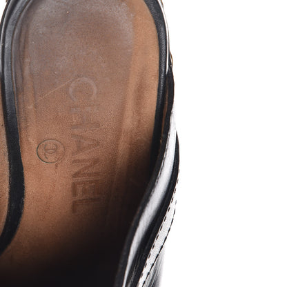 Chanel Calfskin Studded Clogs 35.5 Black 9 of 14