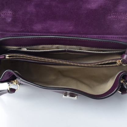 Chloe Calfskin Small Faye Day Shoulder Bag Intense Violine 5 of 12
