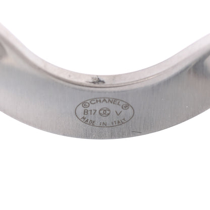 Chanel Metal CC Cuff Silver 4 of 4