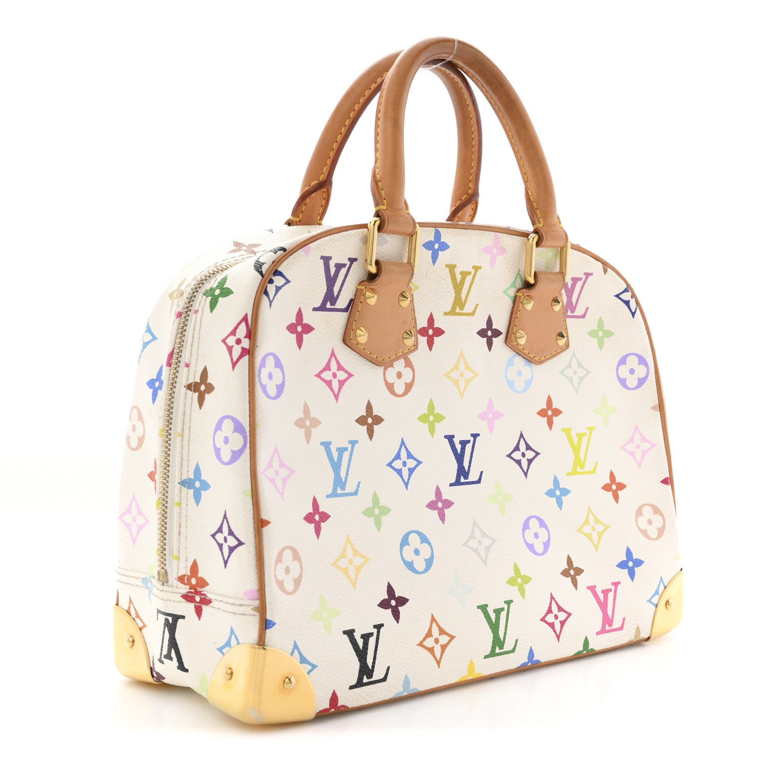 Louis Vuitton Monogram Multicolor Trouville White 3 of 13