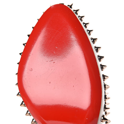 Christian Louboutin Kid Specchio Dorispiky 100 Pumps 37 Neige Colombe 10 of 11
