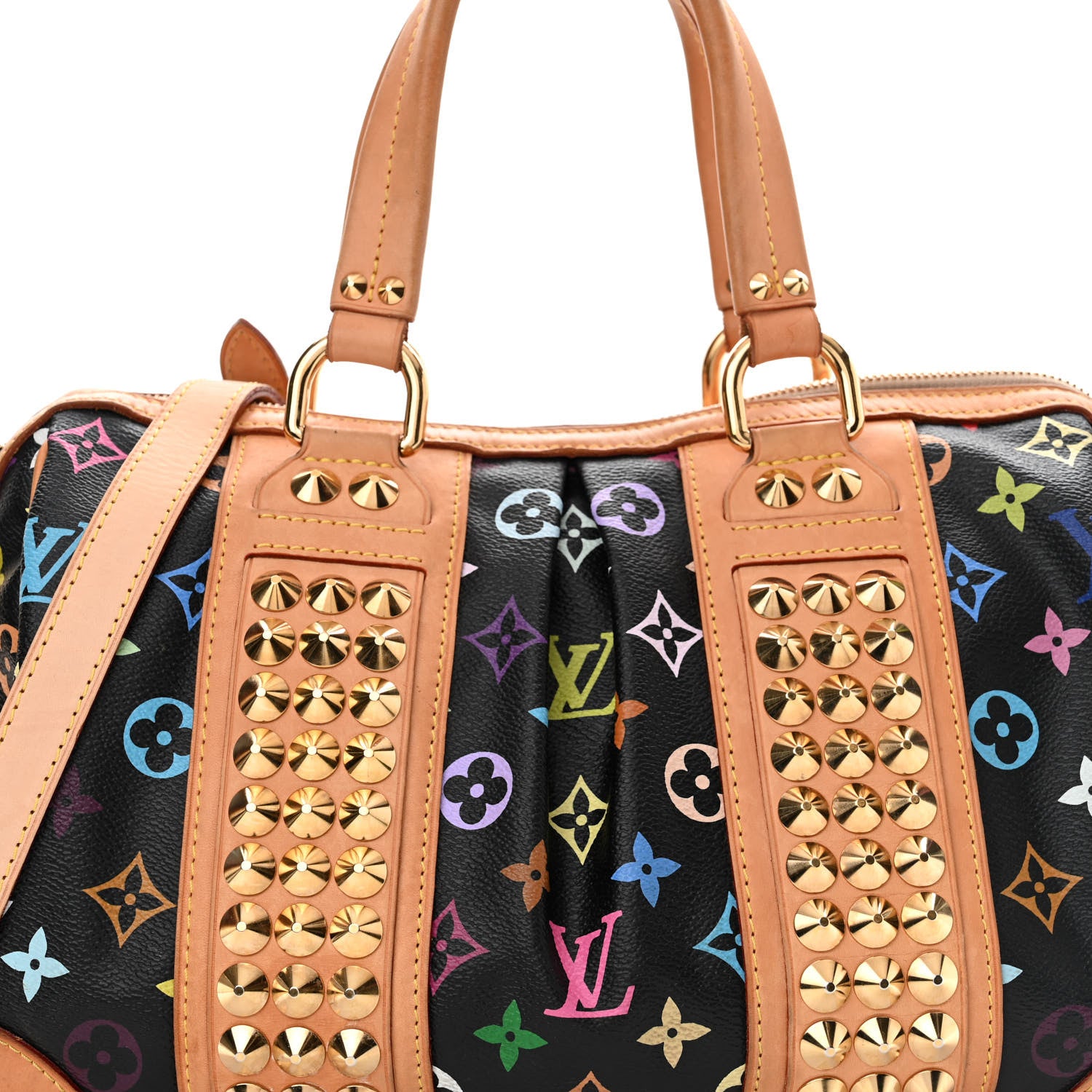 Louis Vuitton Monogram Multicolor Courtney MM Black 7 of 15
