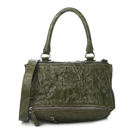 Givenchy Tumbled Sheepskin Medium Pandora Khaki 1 of 10