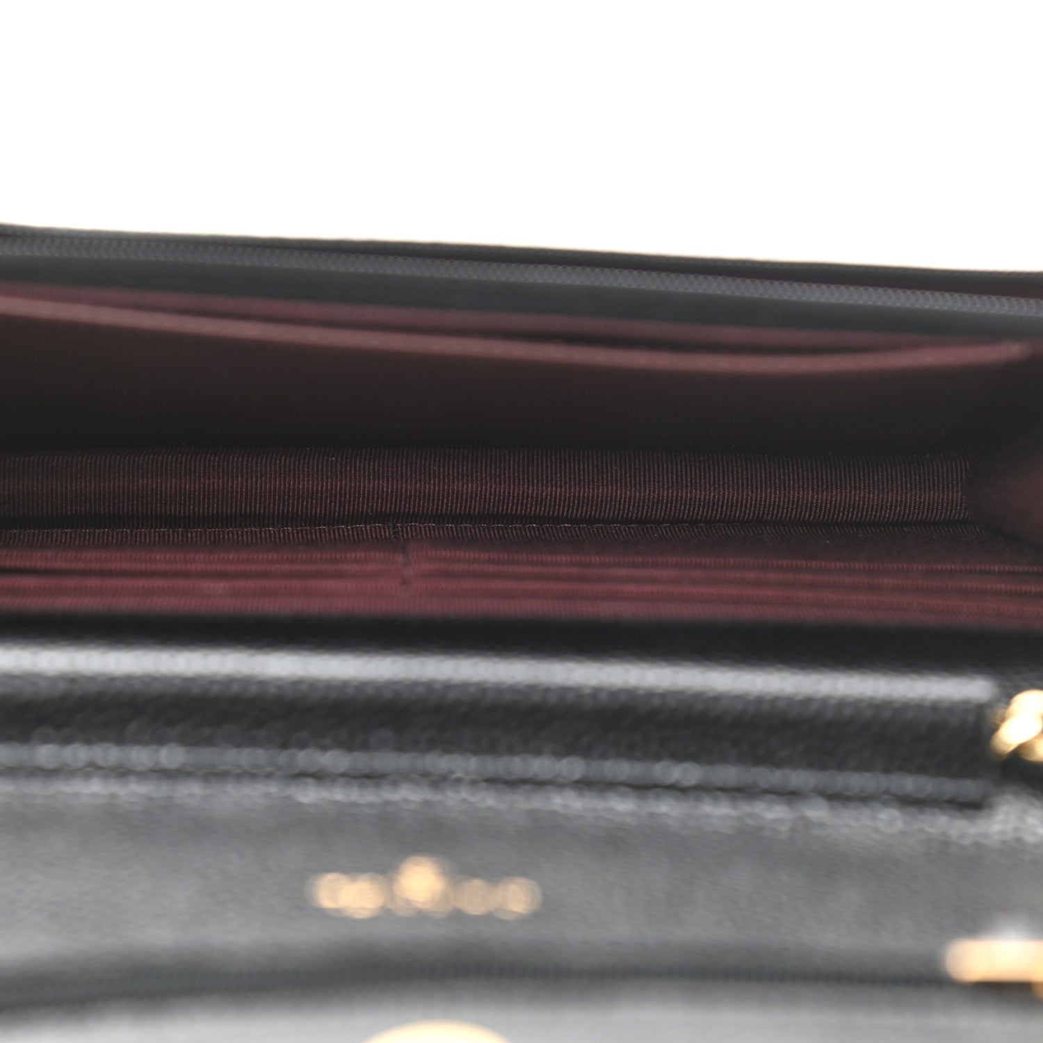 Chanel Caviar Quilted Wallet On Chain WOC Black 5 of 12
