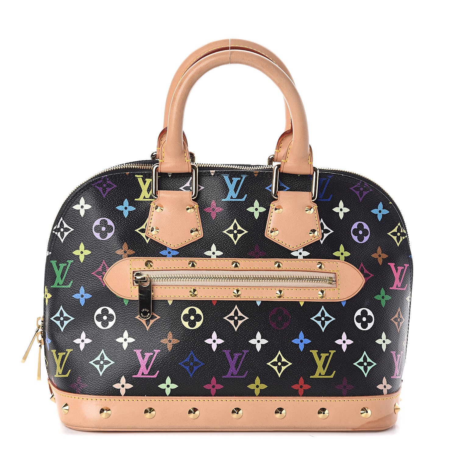 Louis Vuitton Monogram Multicolor Alma Black 1 of 8