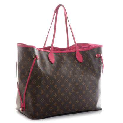 Louis Vuitton Monogram Articles de Voyage Ikat Neverfull GM Rose Indien 3 of 8
