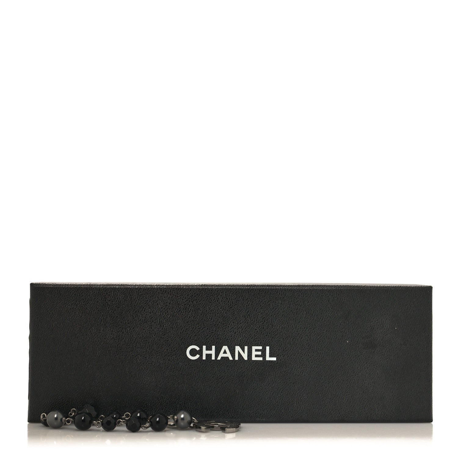 Chanel Ruthenium Bead CC Bracelet Black 5 of 5