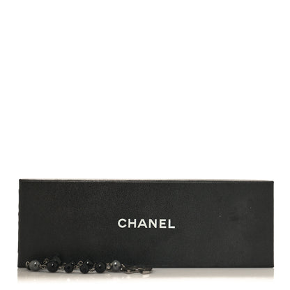 Chanel Ruthenium Bead CC Bracelet Black 5 of 5
