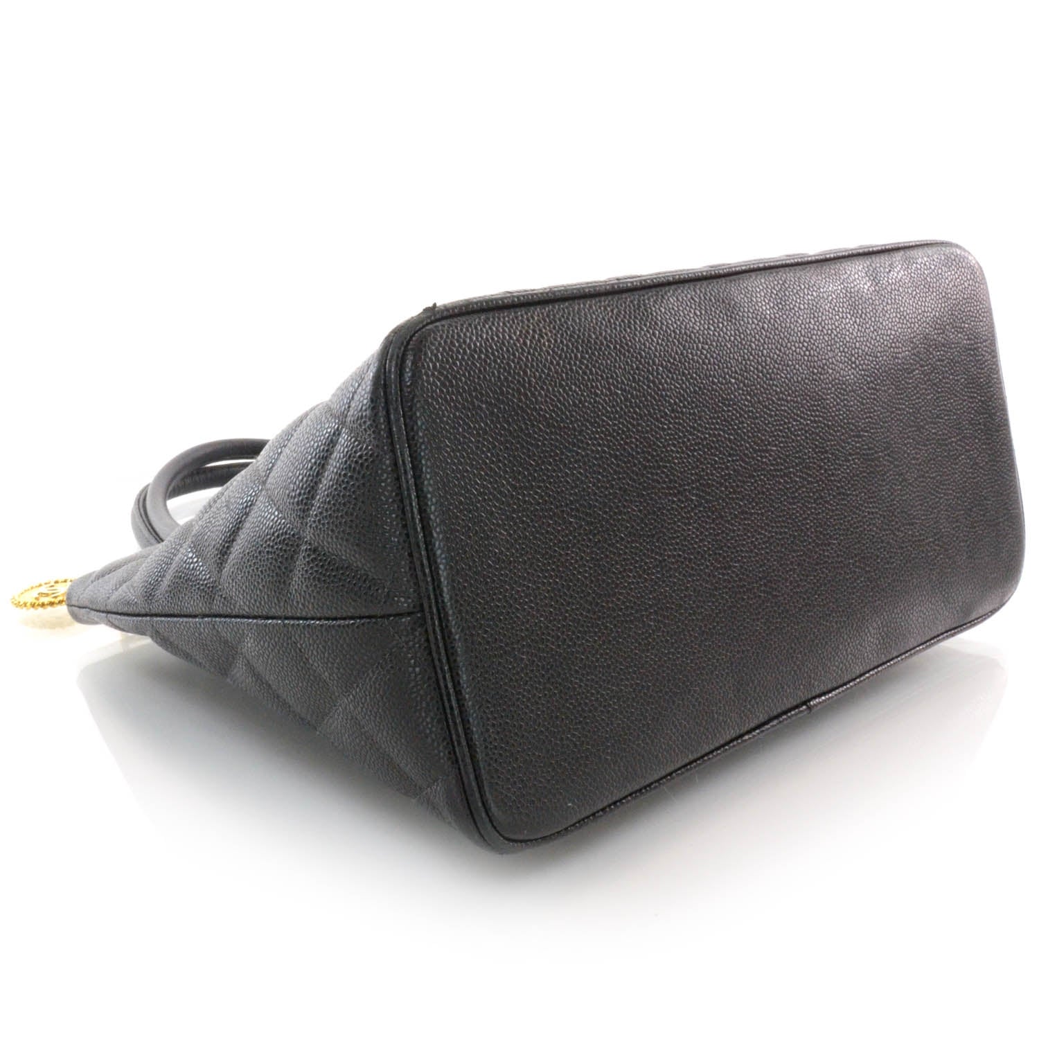 Chanel Caviar Medallion Tote Black 4 of 8