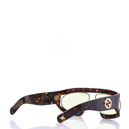 Gucci Oval Sunglasses GG0233S Tortoiseshell Gold 4 of 8
