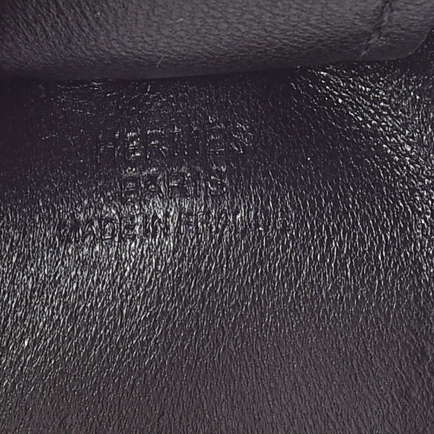 Hermes Milo Lambskin Grigri Rodeo Horse Bag Charm MM So Black 3 of 5