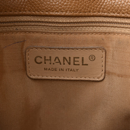Chanel Caviar Quilted Petit Shopping Tote PST Beige 5 of 21