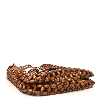 Saint Laurent Wood Bead Large Le 5 A 7 Soft Hobo Light Wood 5 of 10