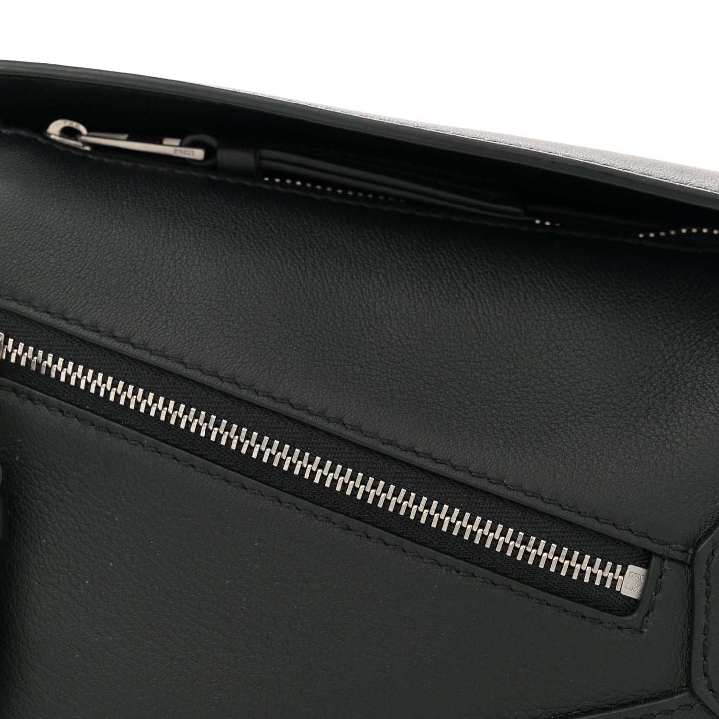 Calfskin Mini Puzzle Bumbag Black