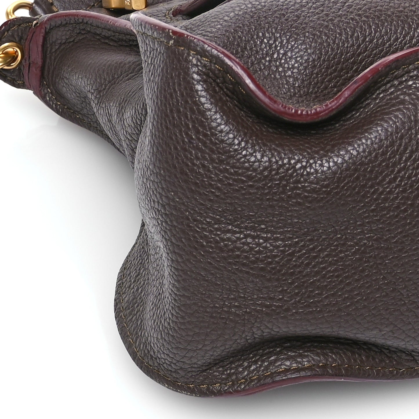 Calfskin Medium Marcie Satchel Truffle