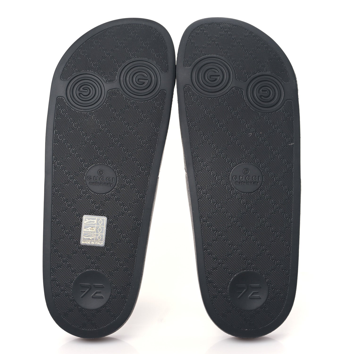 Gucci GG Supreme Monogram Tigers Mens Slide Sandals 8 Black Multicolor 5 of 8