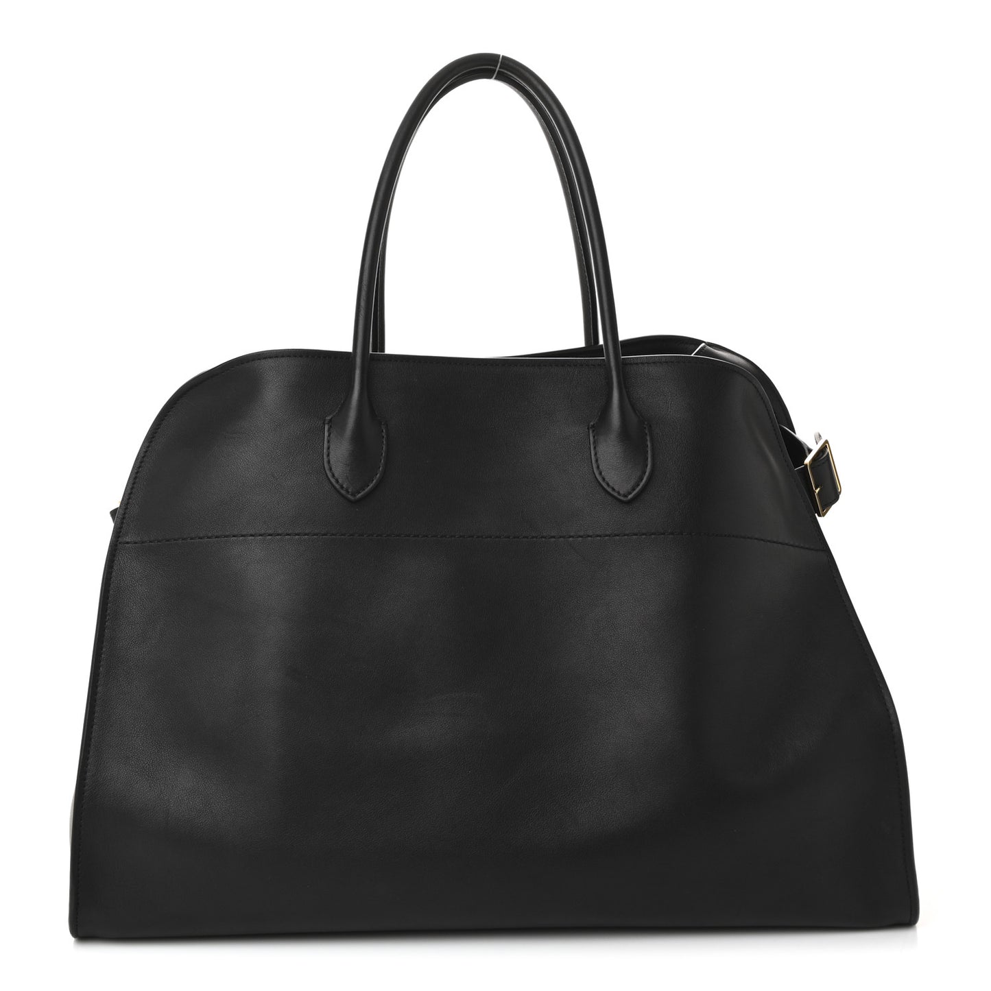 Polished Saddle Calfskin Soft Margaux 17 Black