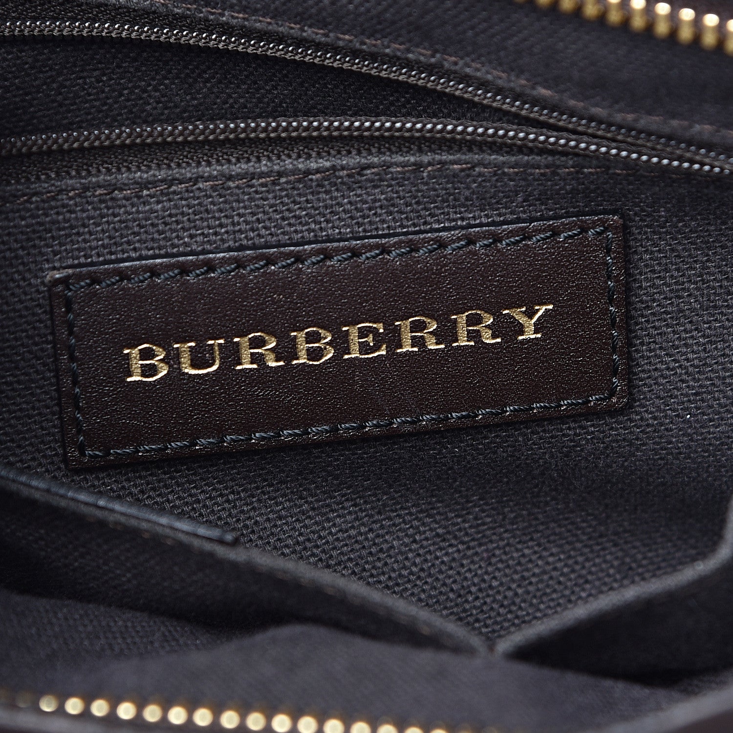 Burberry Haymarket Check Minford Portrait Tote Chocolate 6 of 16