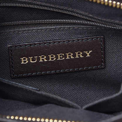 Burberry Haymarket Check Minford Portrait Tote Chocolate 6 of 16