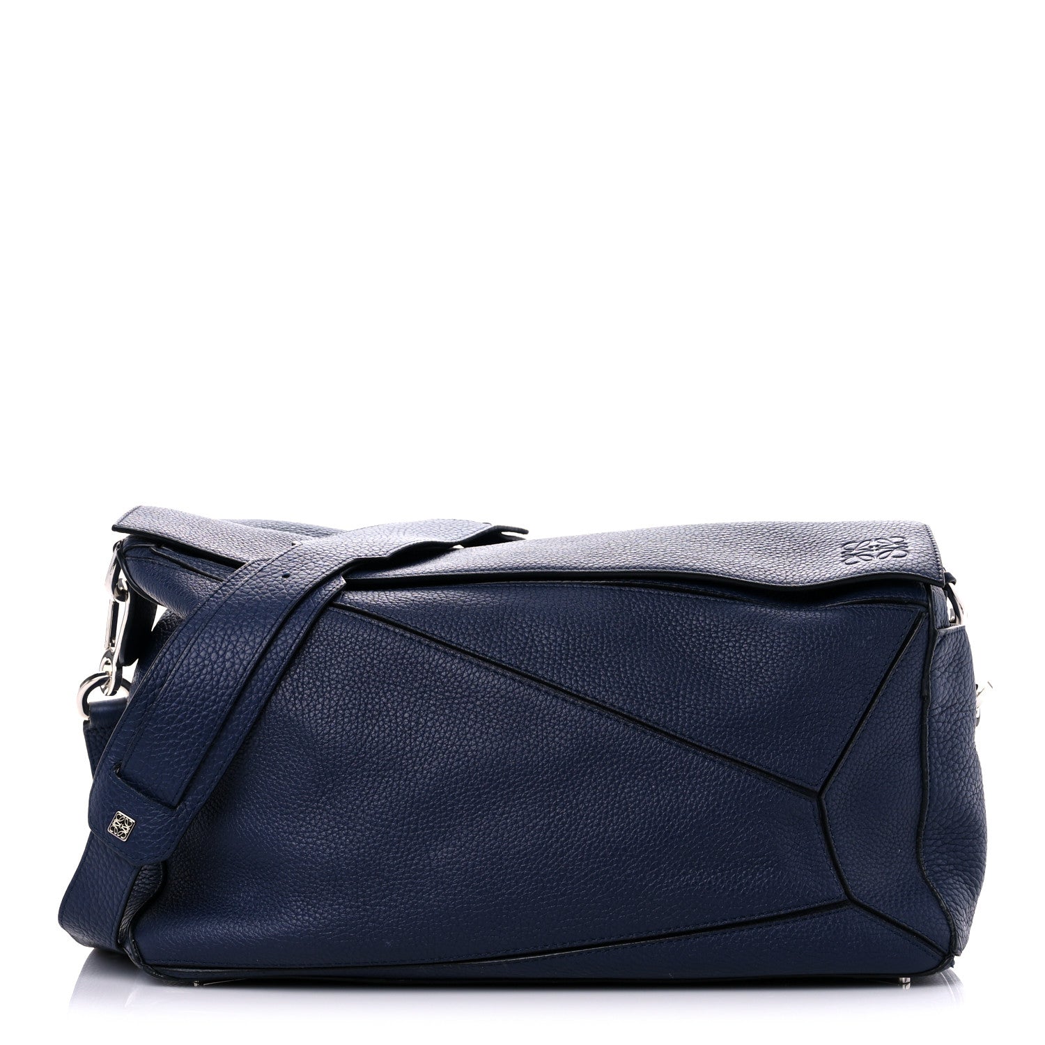 Loewe Calfskin XL Puzzle Bag Deep Blue 1 of 16