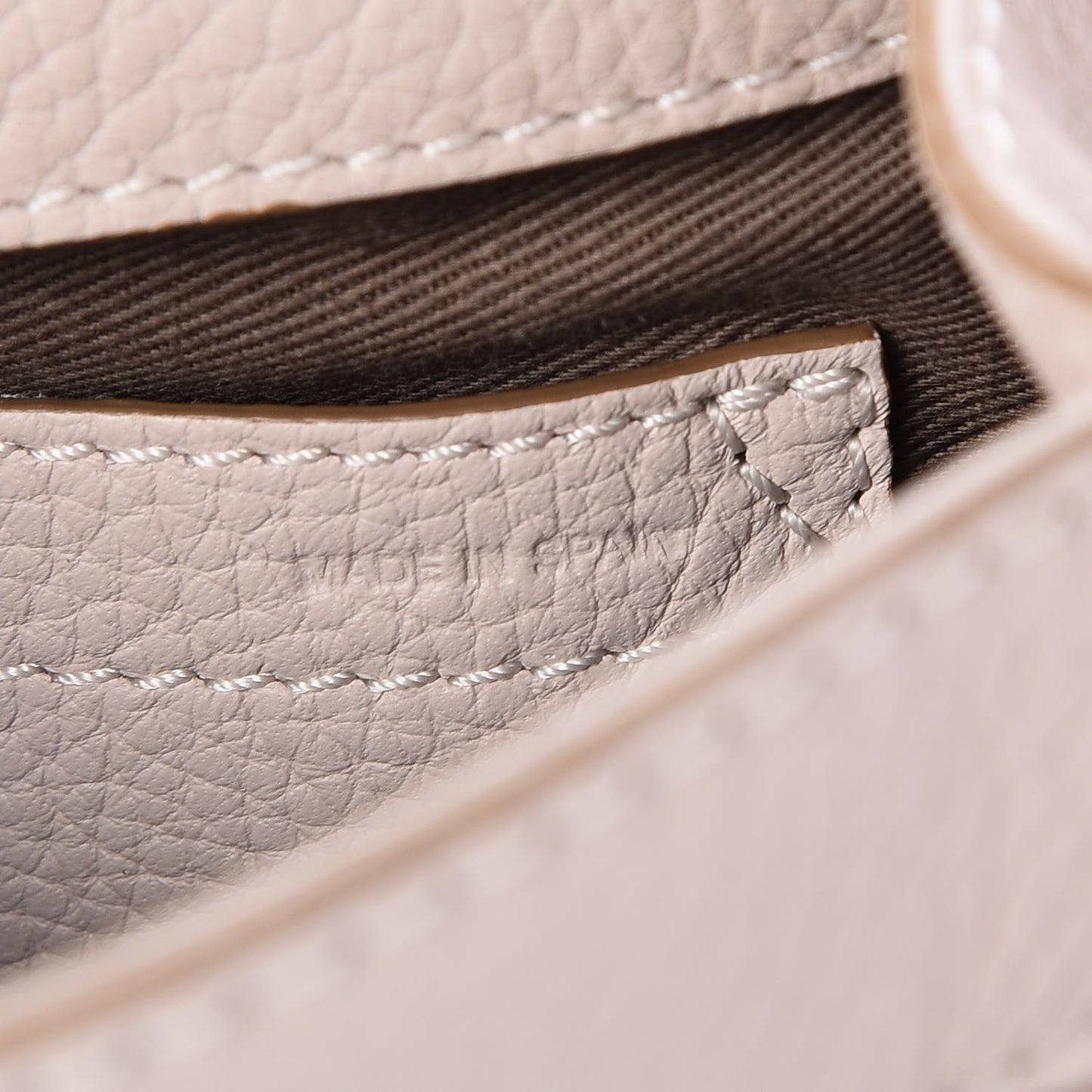 Calfskin Mini Marcie Round Crossbody Bag Abstract White