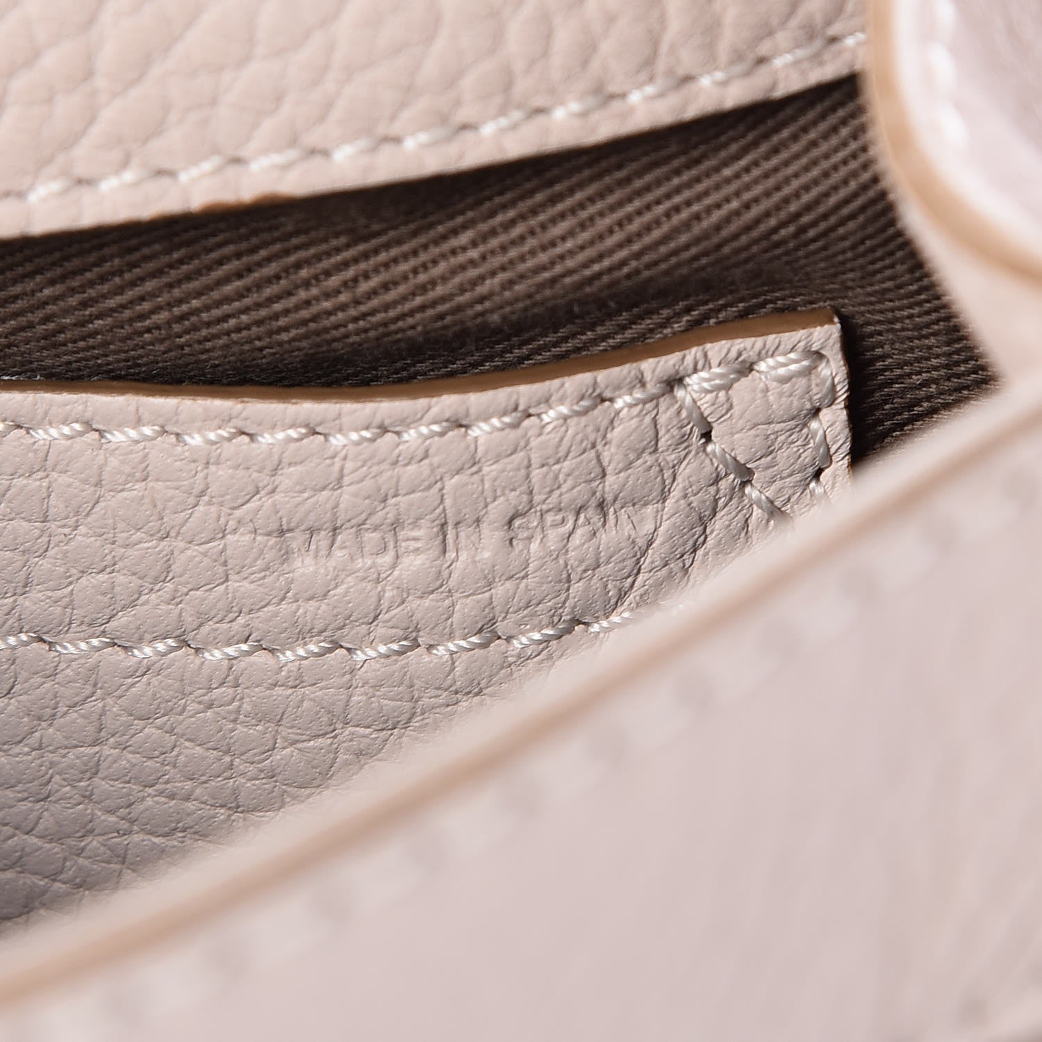 Chloe Calfskin Mini Marcie Round Crossbody Bag Abstract White 5 of 7