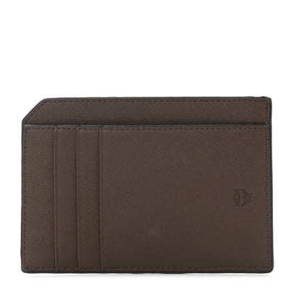 MCM Calfskin Ottomar Monogram Zip Card Case Wallet Chestnut 1 of 7