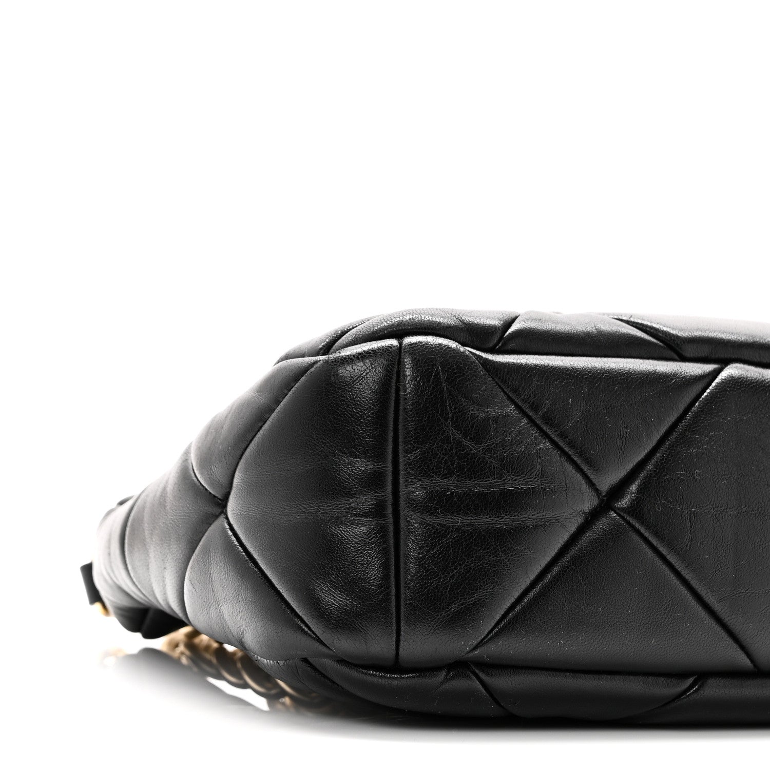 Prada Nappa Re-Nylon Triangle Quilted Patchwork System Shoulder Bag Black 8 of 9