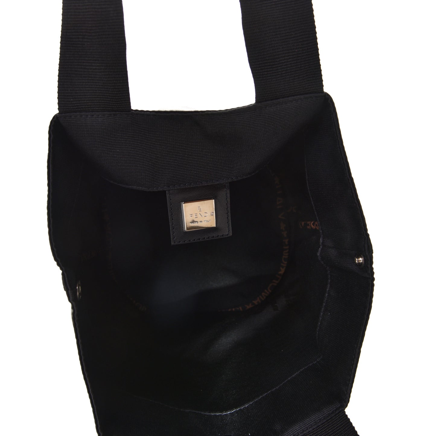 FF Canvas Bucket Bag Black