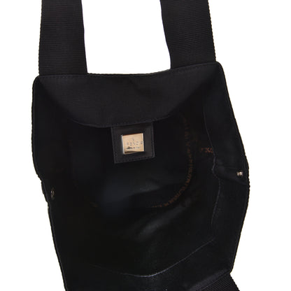 Fendi FF Canvas Bucket Bag Black 6 of 7