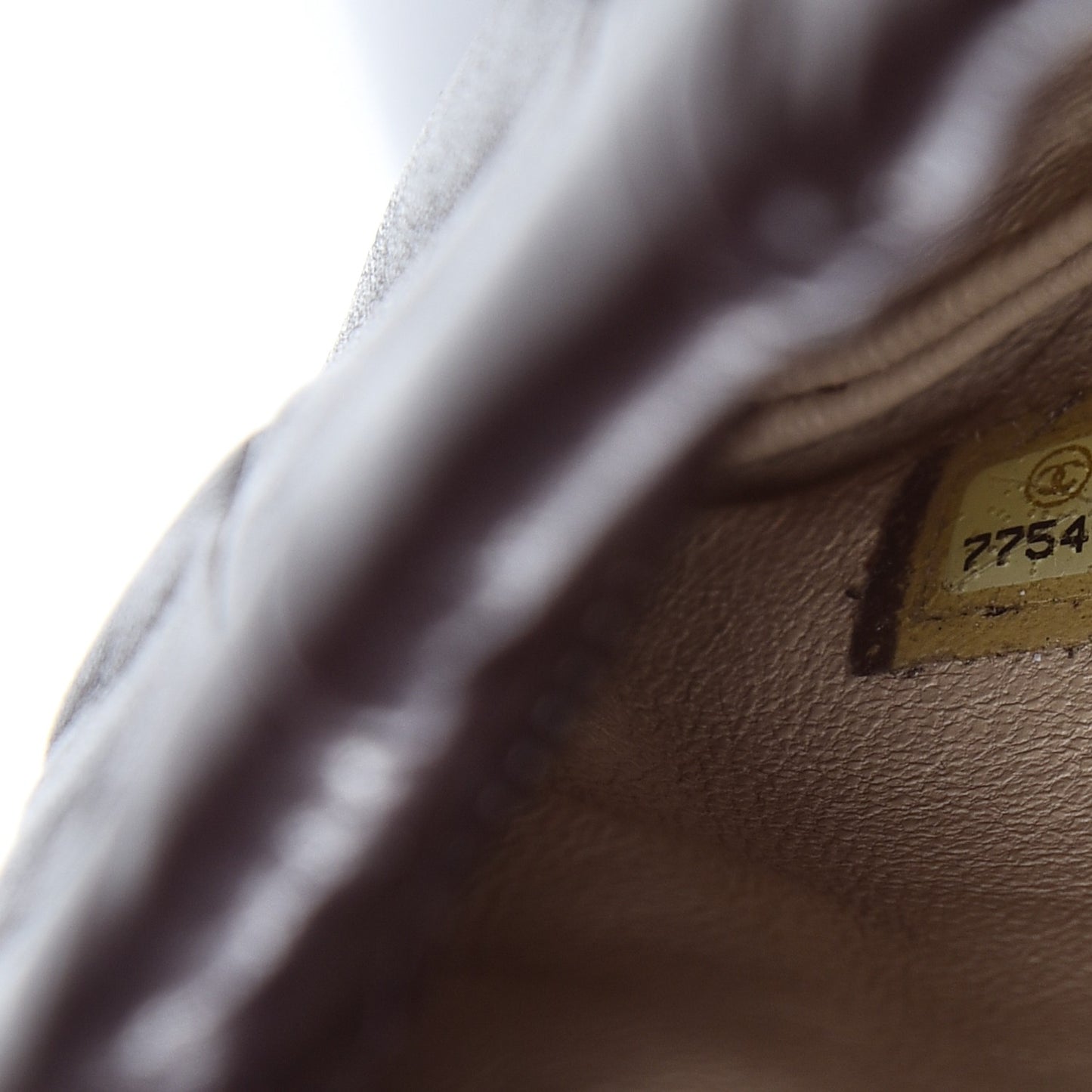 Lambskin Pleated Tassel Shoulder Bag Brown