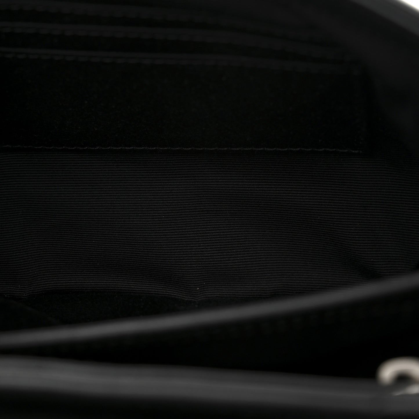 Calfskin Y Quilted Monogram Toy Loulou Crossbody Bag Black