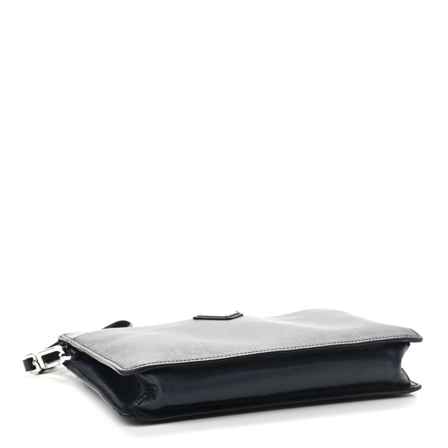 Saffiano Clutch Wristlet Bag Navy