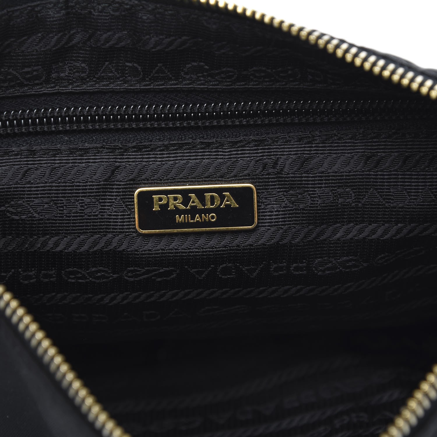 Prada Tessuto Nylon Shoulder Bag Black 6 of 11