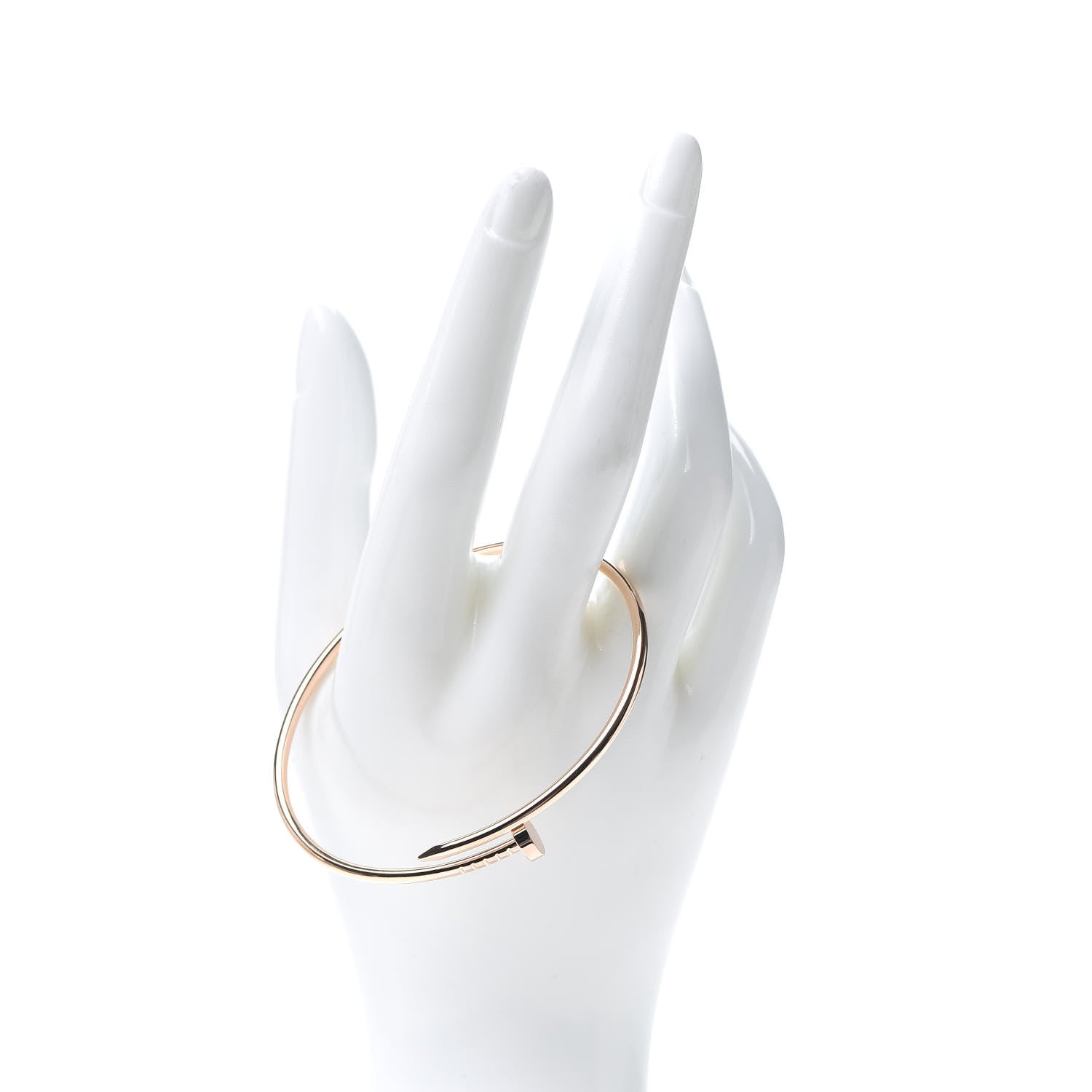 Cartier 18K Pink Gold Small Juste Un Clou Bracelet 19 2 of 6
