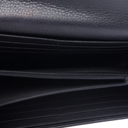 Gucci Pebbled Calfskin Large Soho Continental Wallet Black 5 of 10